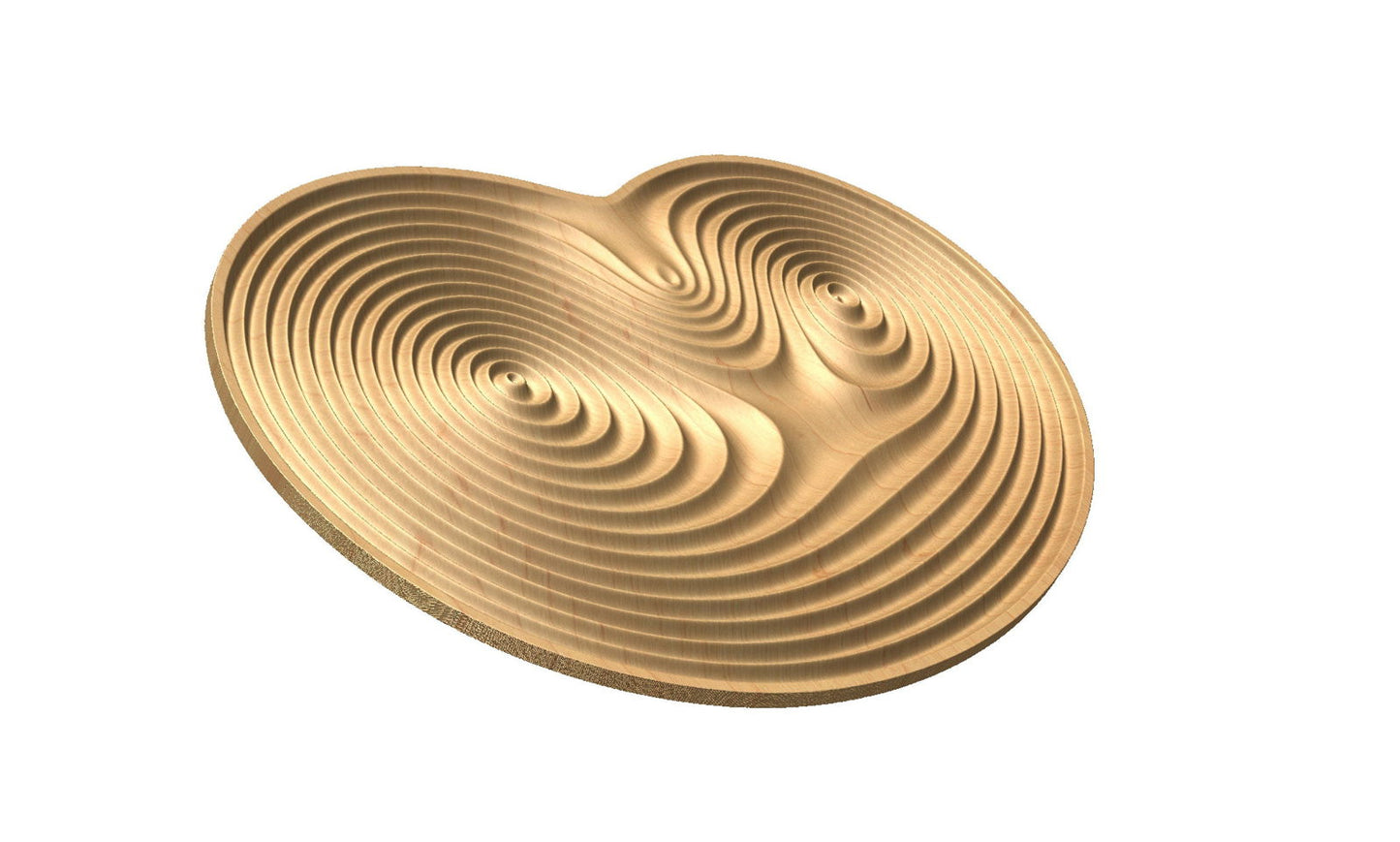 3D CNC model AistisWave1 - Bonitum CNC Model Studio