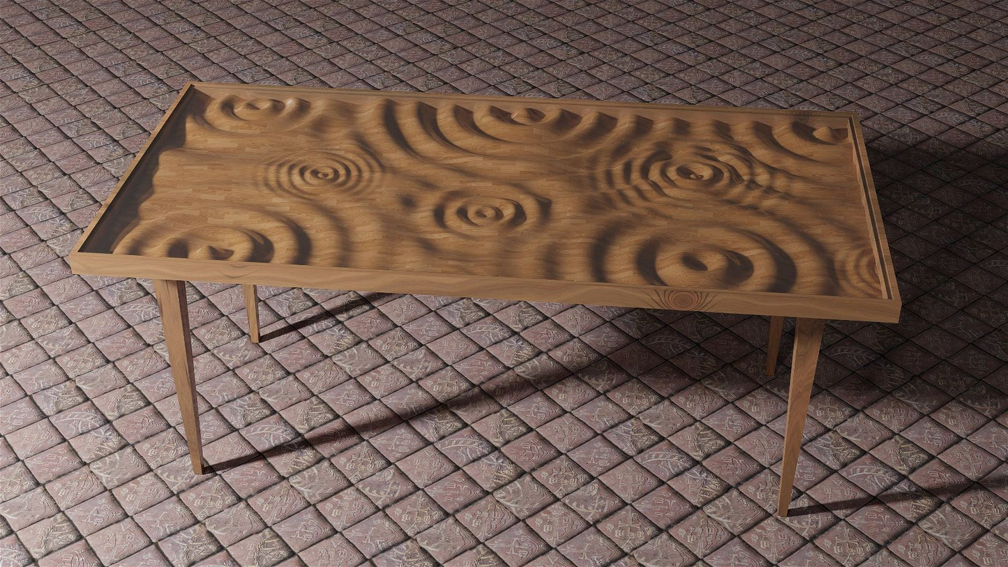 3D model WaveTable CNC cutting file - Bonitum CNC Model Studio