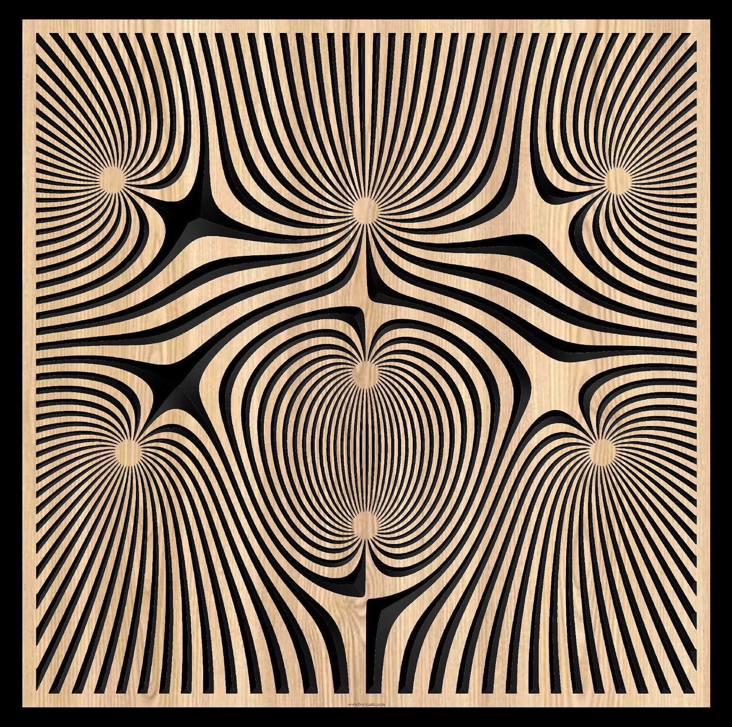 FLD19-04 Vector file for V-carving - Bonitum CNC Model Studio