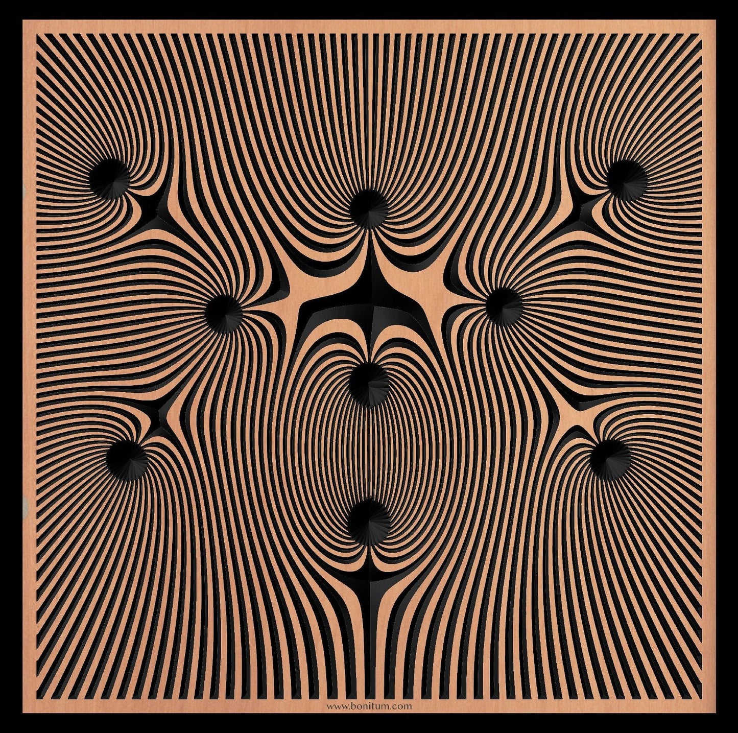 FLD19-05 Vector file for V-carving - Bonitum CNC Model Studio