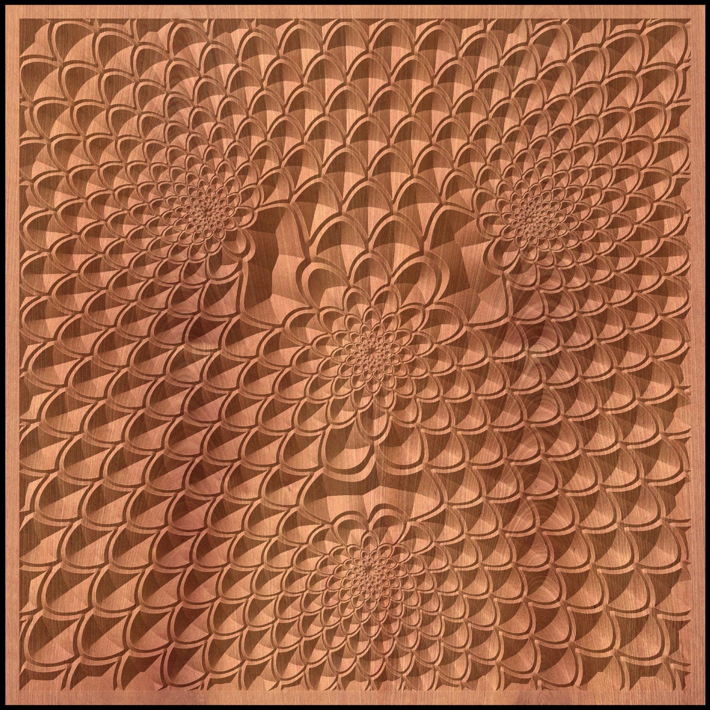 FLD19-58 Vector file for V-carving - Bonitum CNC Model Studio