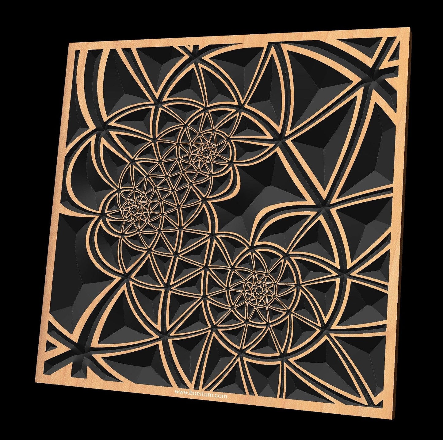 FLD19-67 Vector file for V-carving - Bonitum CNC Model Studio