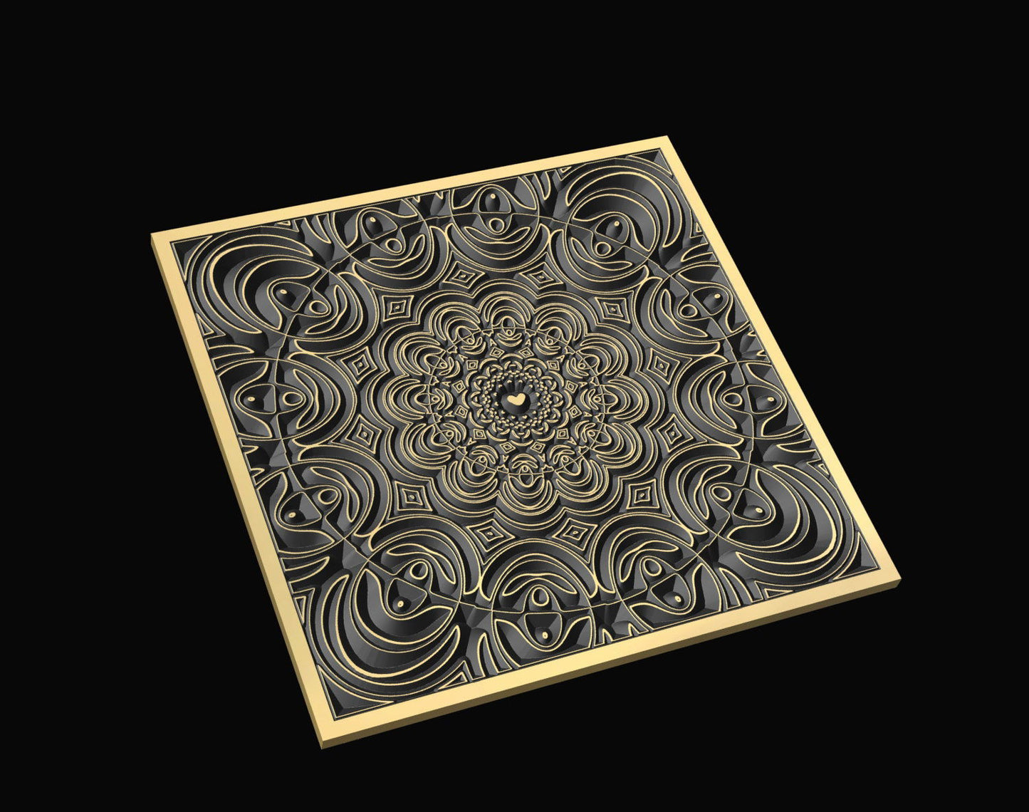 FLD33 Vector file for V-carving - Bonitum CNC Model Studio