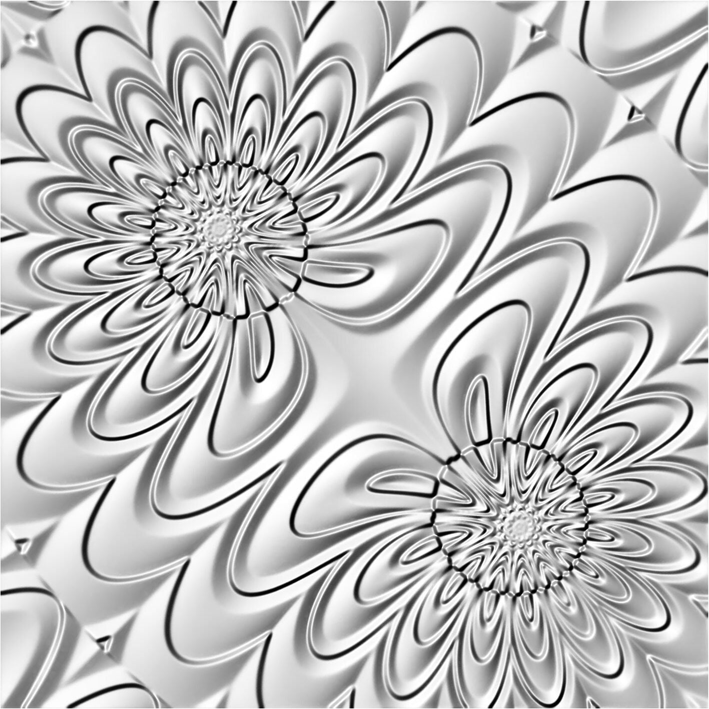 FLD36 3D wall sculpture model - Bonitum CNC Model Studio