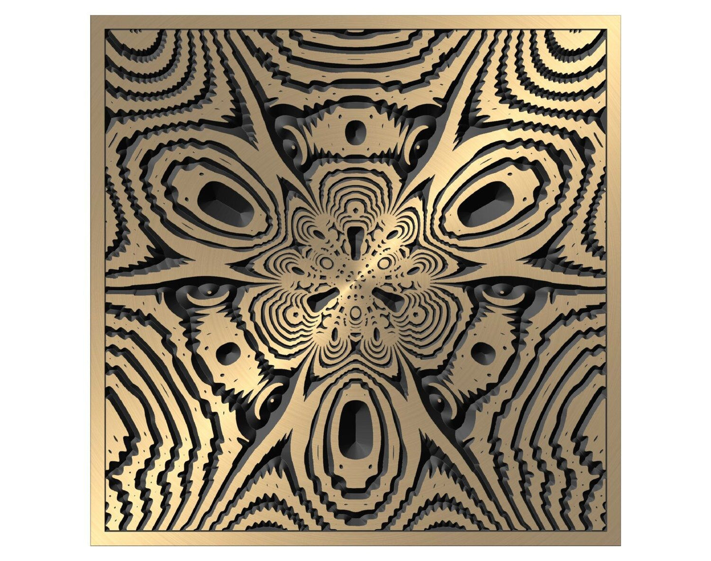 FLD66 Vector file for V-carving - Bonitum CNC Model Studio