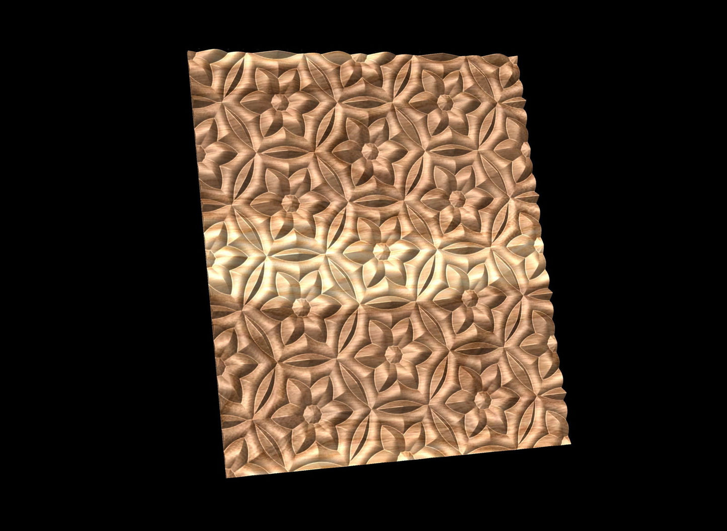 FLD825T 3D relief repeated pattern - Bonitum CNC Model Studio
