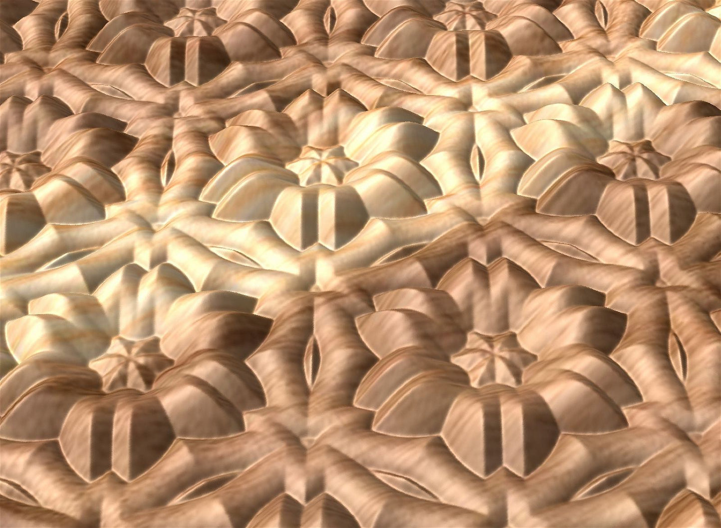 FLD826T 3D relief repeated pattern - Bonitum CNC Model Studio
