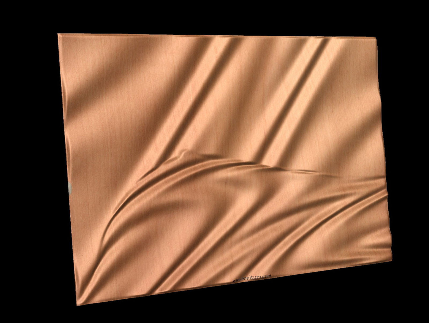 Feminine Dunes 0145 Decorative abstract 3D relief sculpture model for CNC machining - Bonitum CNC Model Studio