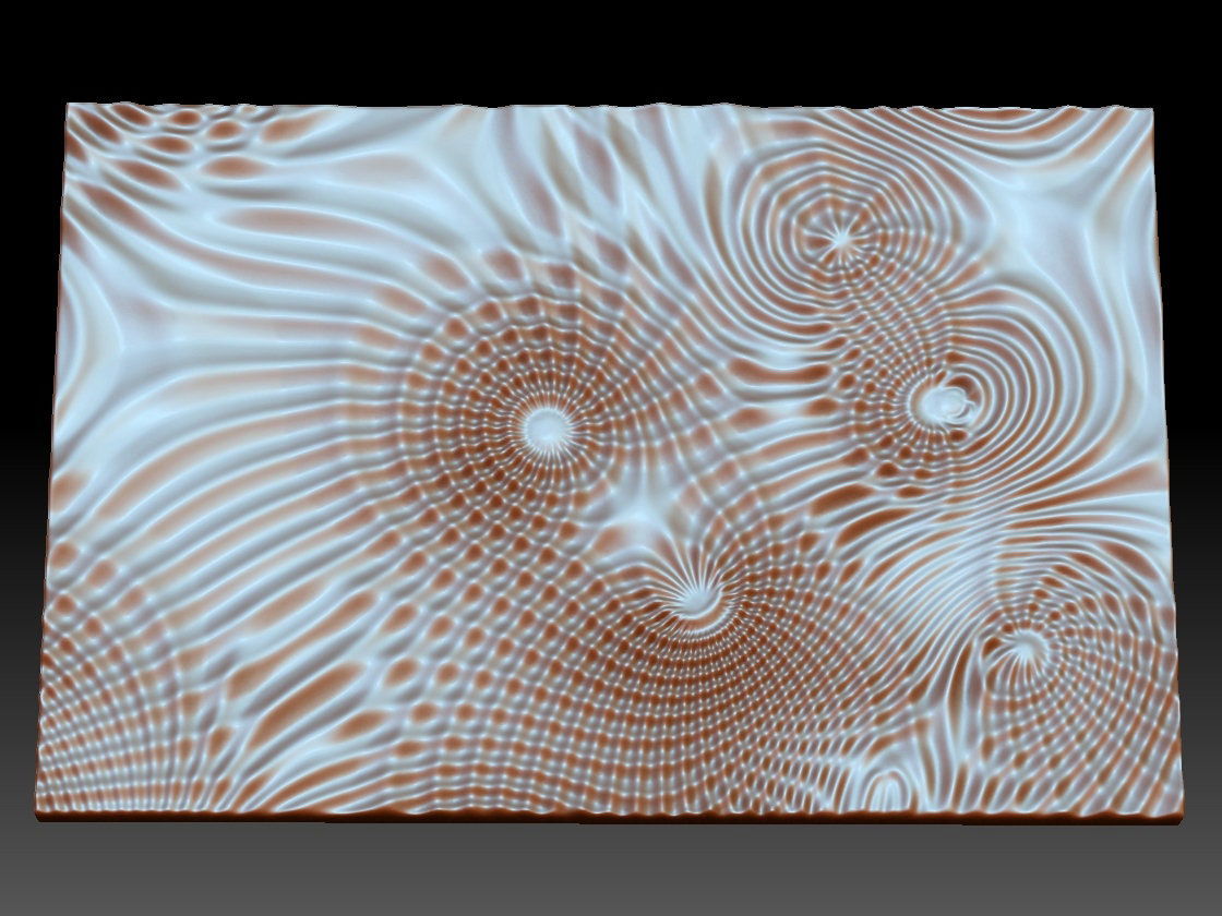 Flow7949 3D relief for CNC machining - Bonitum CNC Model Studio