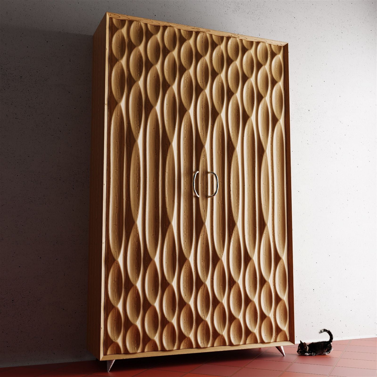 Furniture 3D relief design Essula SB5 for CNC router – Bonitum CNC Model  Studio, image size:1600x1600