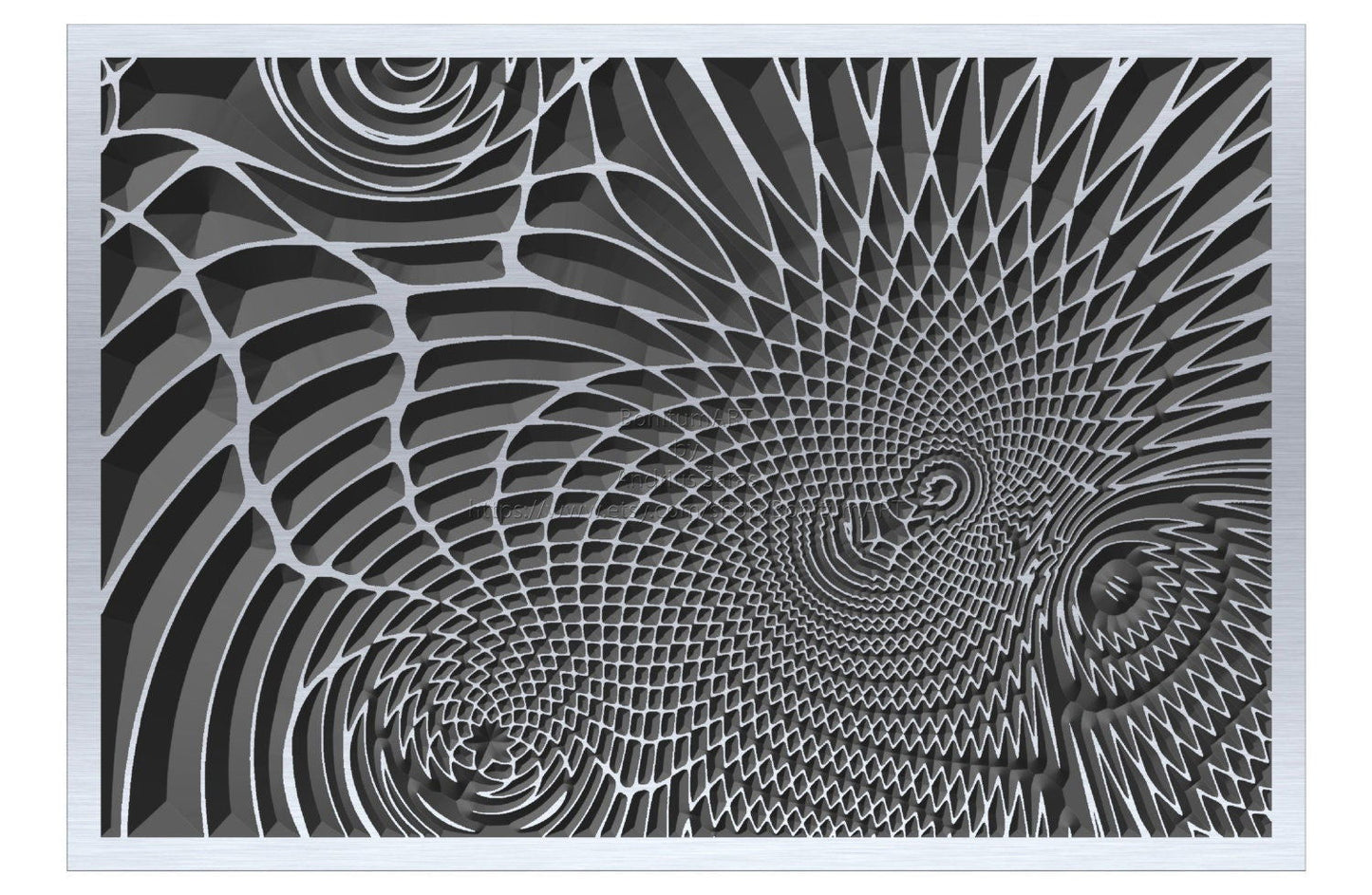 GROCK3 Vector file for V- bit carving - Bonitum CNC Model Studio