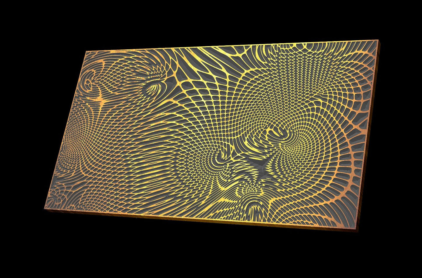 GROCK7 Vector file for V- bit carving - Bonitum CNC Model Studio