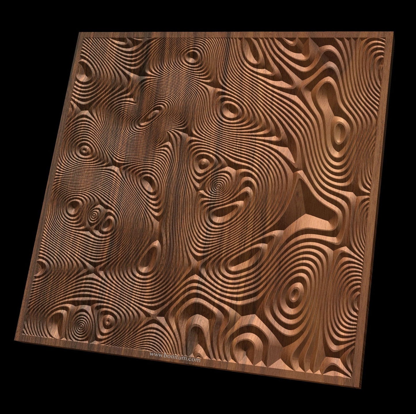 GW55 seamless molten lava texture pattern - Bonitum CNC Model Studio