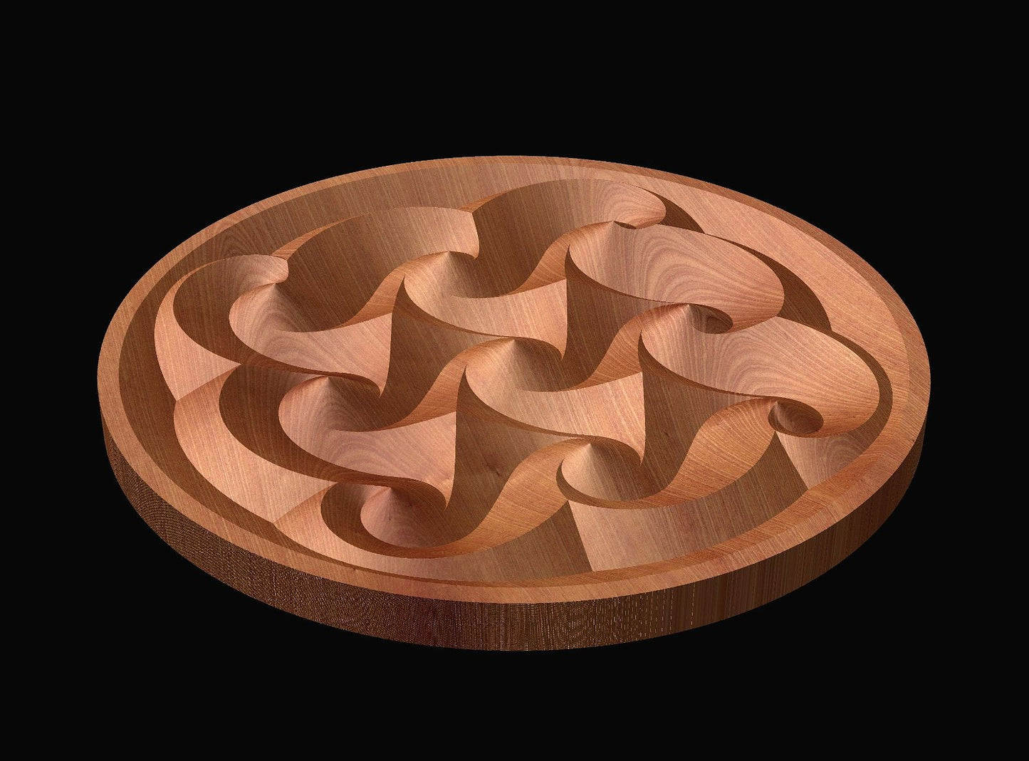 GoldenSpiralV1 V-Carve file with tutorial - Bonitum CNC Model Studio