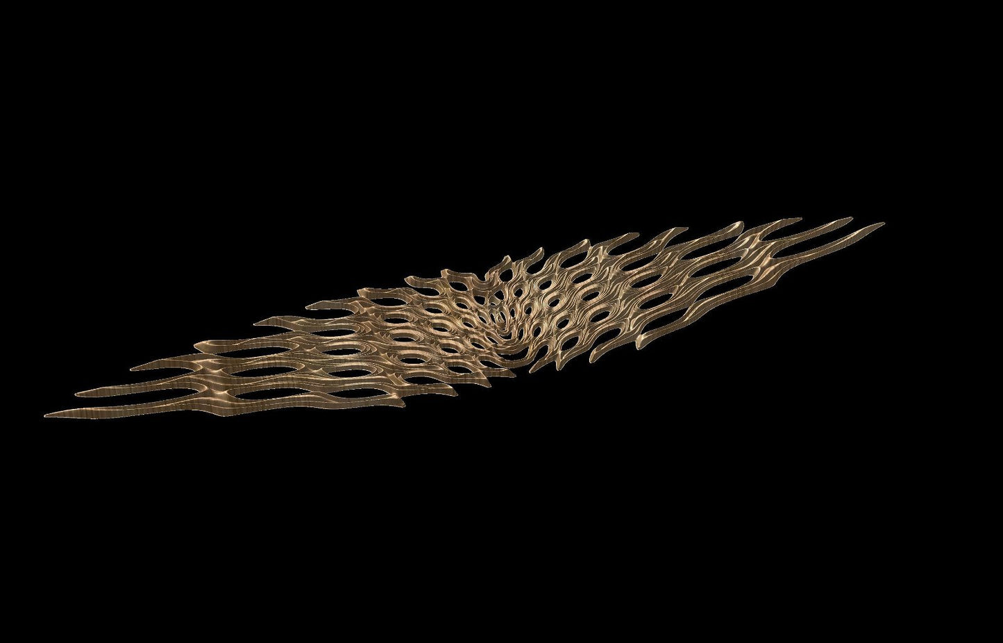 JANIV08 Decorative abstract 3D relief op art sculpture model for CNC machining - Bonitum CNC Model Studio