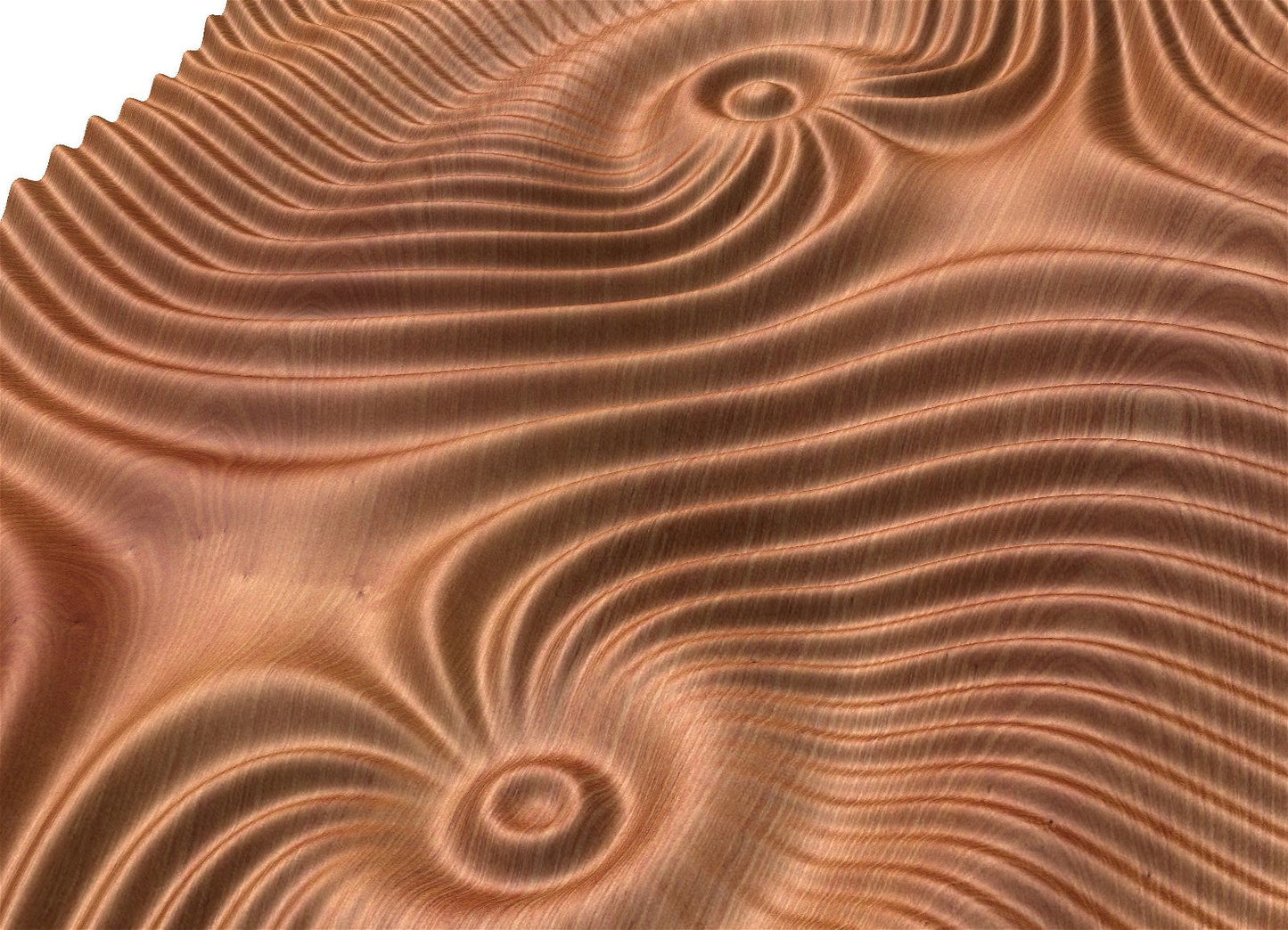 Magnetic field waves 3D model Pro3D19-1 - Bonitum CNC Model Studio