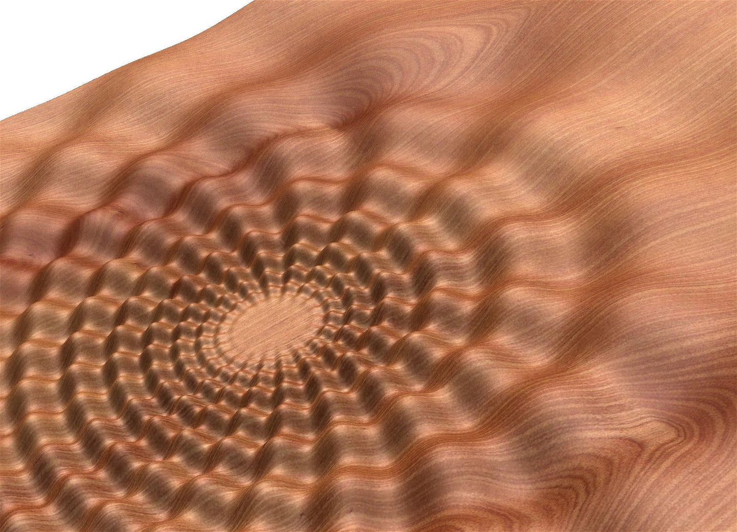 Magnetic field waves 3D model TESLA 1 - Bonitum CNC Model Studio