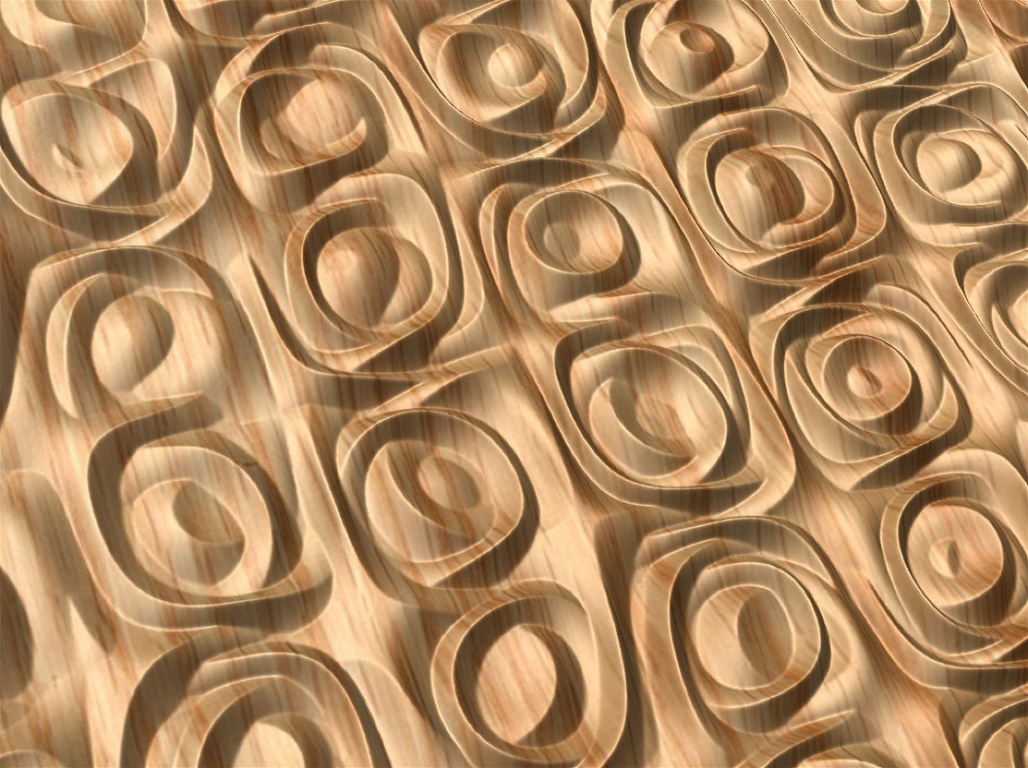 NOOR3_70 Decorative abstract 3D relief op-art sculpture model for CNC machining - Bonitum CNC Model Studio