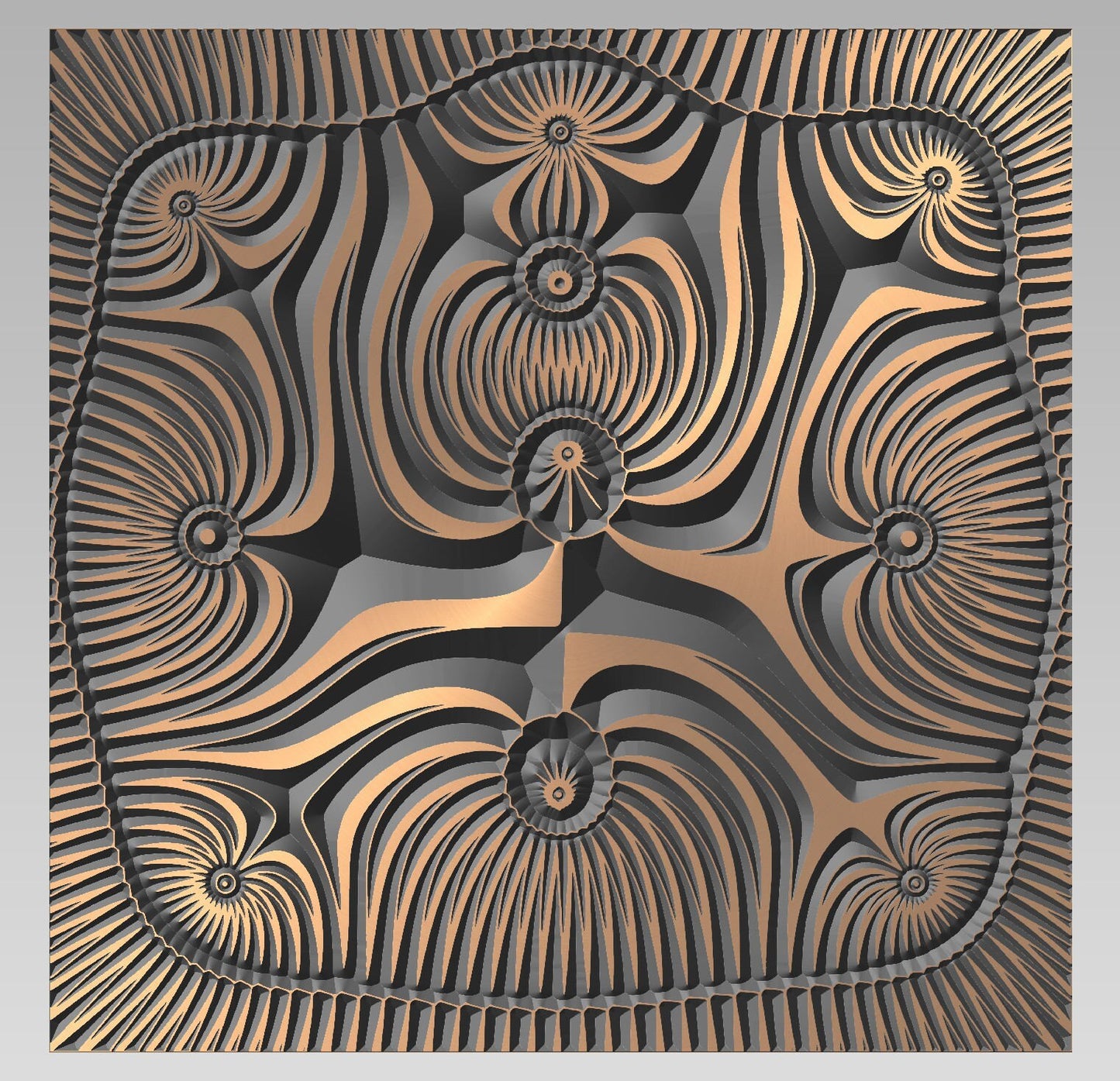 Process9 Vector file for V-carving - Bonitum CNC Model Studio