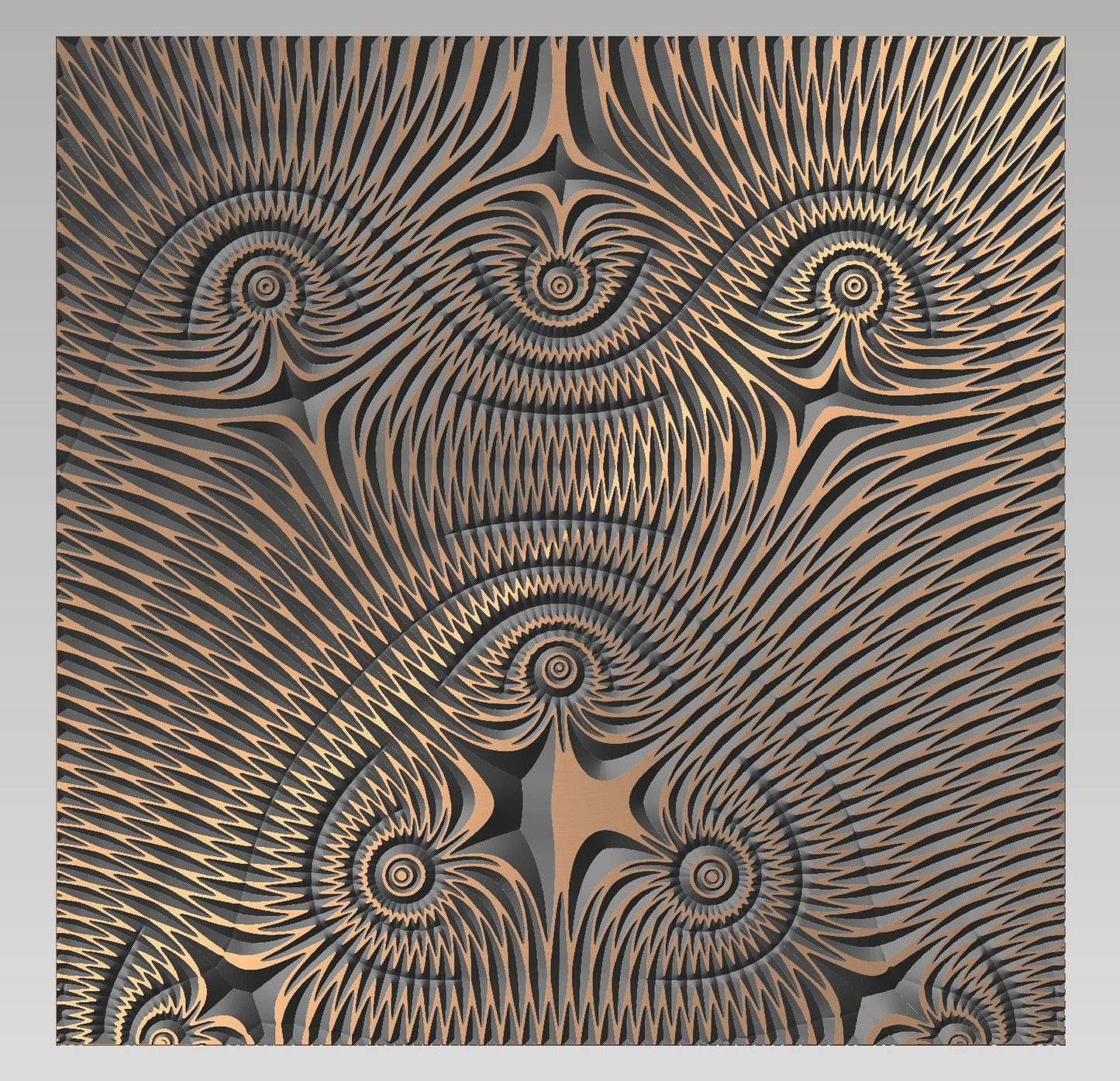 Process22 Vector file for V-carving - Bonitum CNC Model Studio