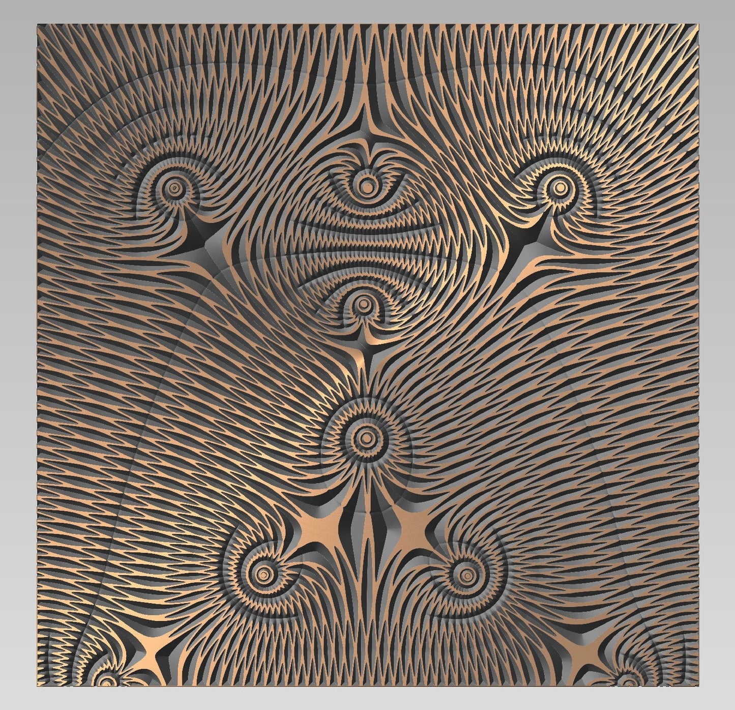 Process23 Vector file for V-carving - Bonitum CNC Model Studio