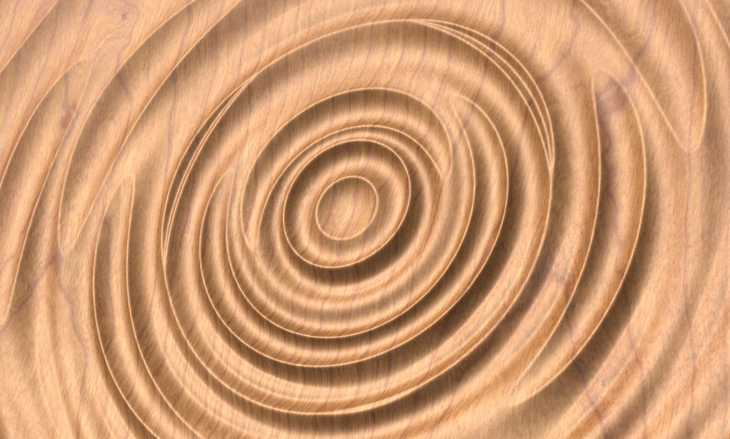 TTWave4 Wavy pattern 3D model for CNC machining with software Vectric Aspire, Cut3D, ArtCAM - Bonitum CNC Model Studio