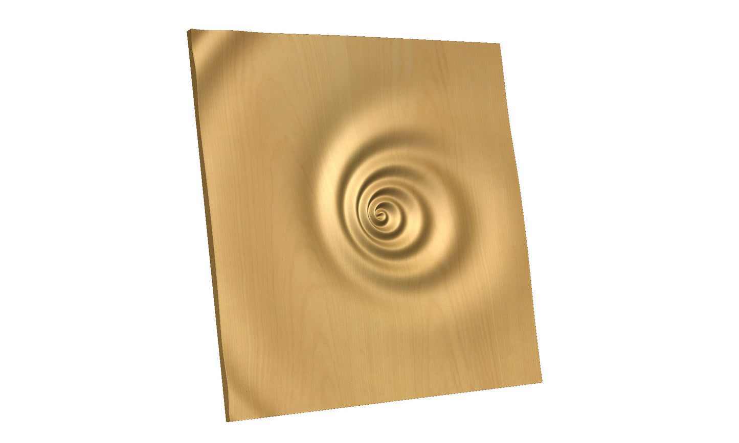 Spiral Wave 01.25.34 CNC 3D model - Bonitum CNC Model Studio