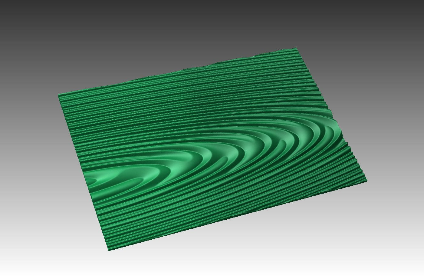 SBARTDEZ110 Wall panel 3D model for CNC machining with software Vectric Aspire, Cut3D, ArtCAM - Bonitum CNC Model Studio