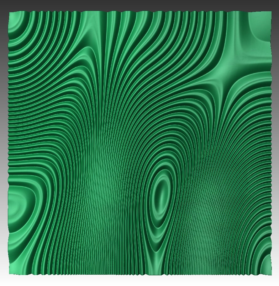 SBARTDEZ96A Wall panel 3D model for CNC machining with software Vectric Aspire, Cut3D, ArtCAM - Bonitum CNC Model Studio