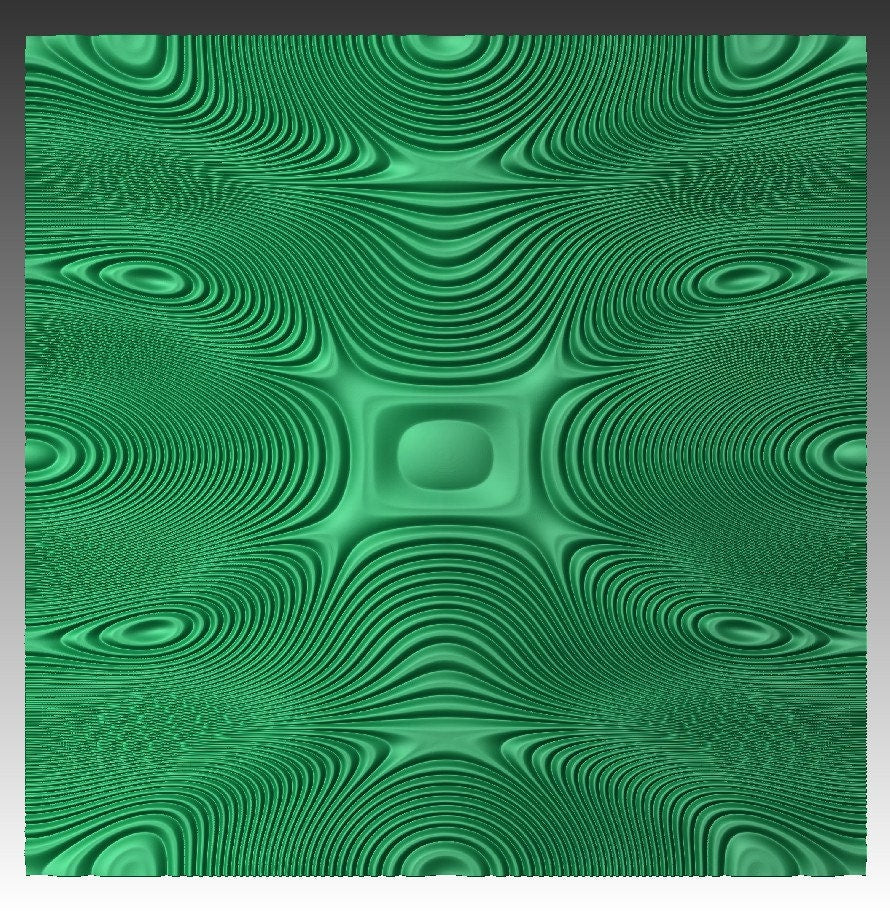 SBARTDEZ96B Wall panel 3D model for CNC machining - Bonitum CNC Model Studio