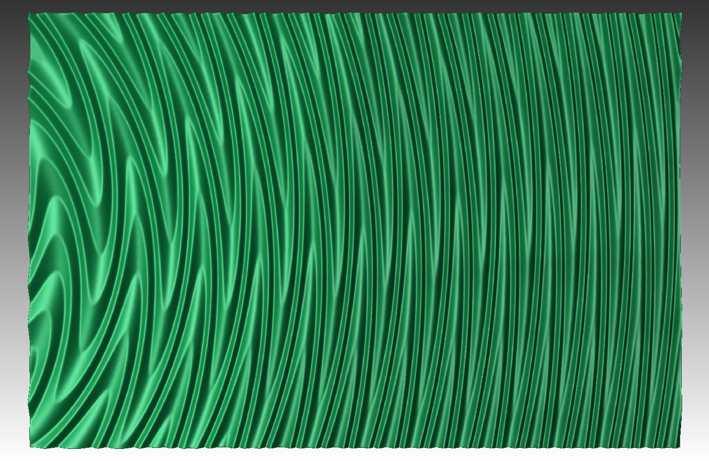 SBARTDEZ109 Wavy pattern 3D model for CNC - Bonitum CNC Model Studio