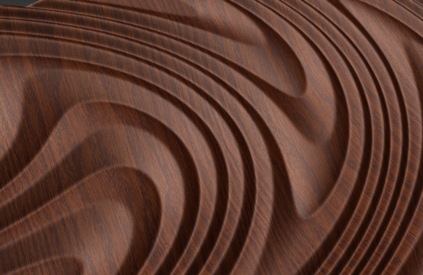 SBART104 Wavy pattern 3D model for CNC machining - Bonitum CNC Model Studio