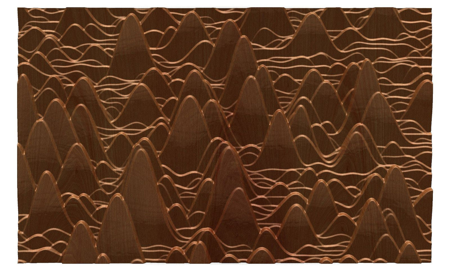 CNC 3D model "Undulating Hilloks 1" - Bonitum CNC Model Studio