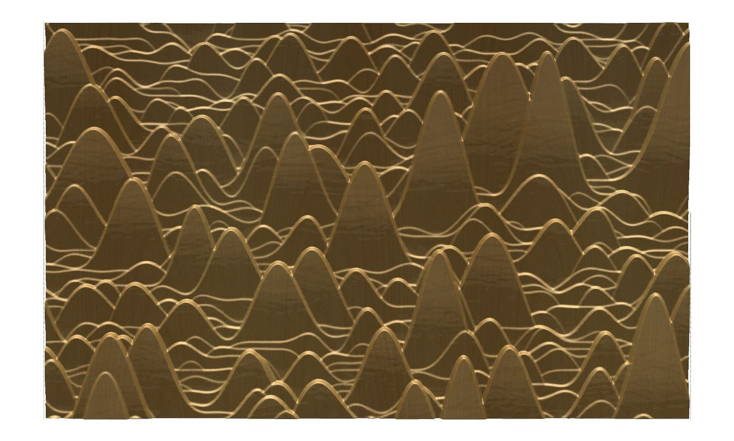 CNC 3D model "Undulating Hilloks 2" - Bonitum CNC Model Studio