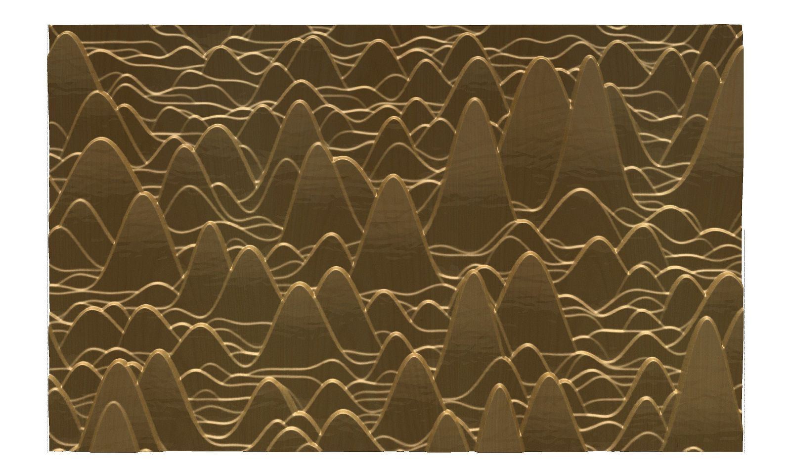 CNC 3D model "Undulating Hilloks 2" - Bonitum CNC Model Studio