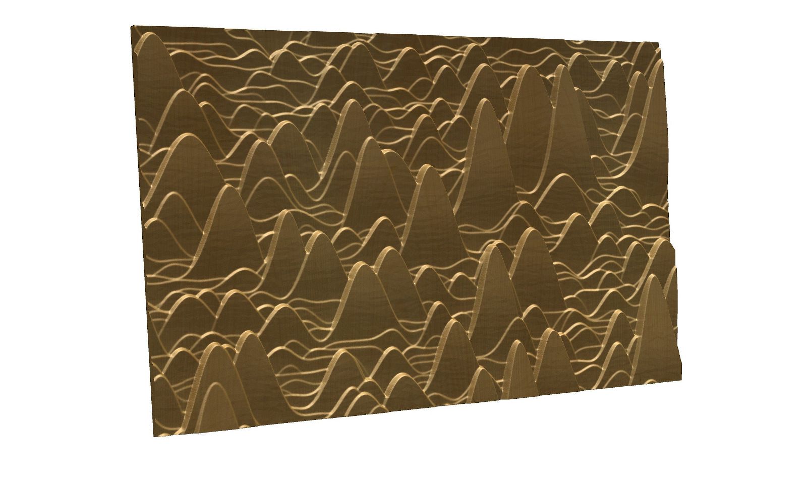 CNC 3D model "Undulating Hilloks 2" - Bonitum CNC Model Studio