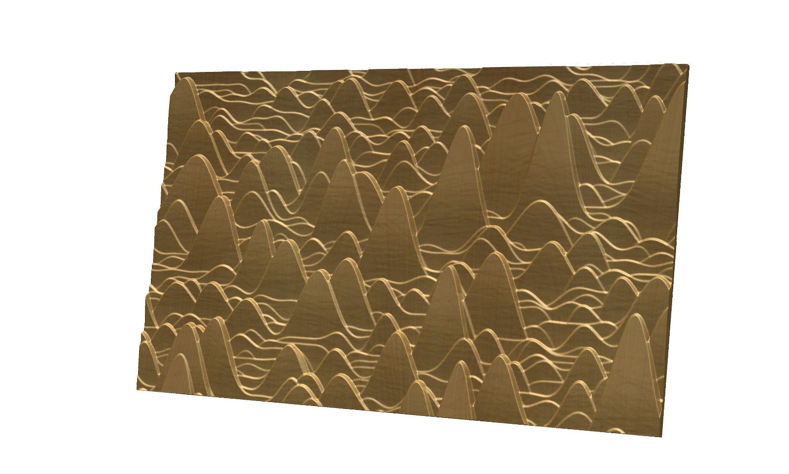 CNC 3D model "Undulating Hilloks 2" - Bonitum CNC Model Studio