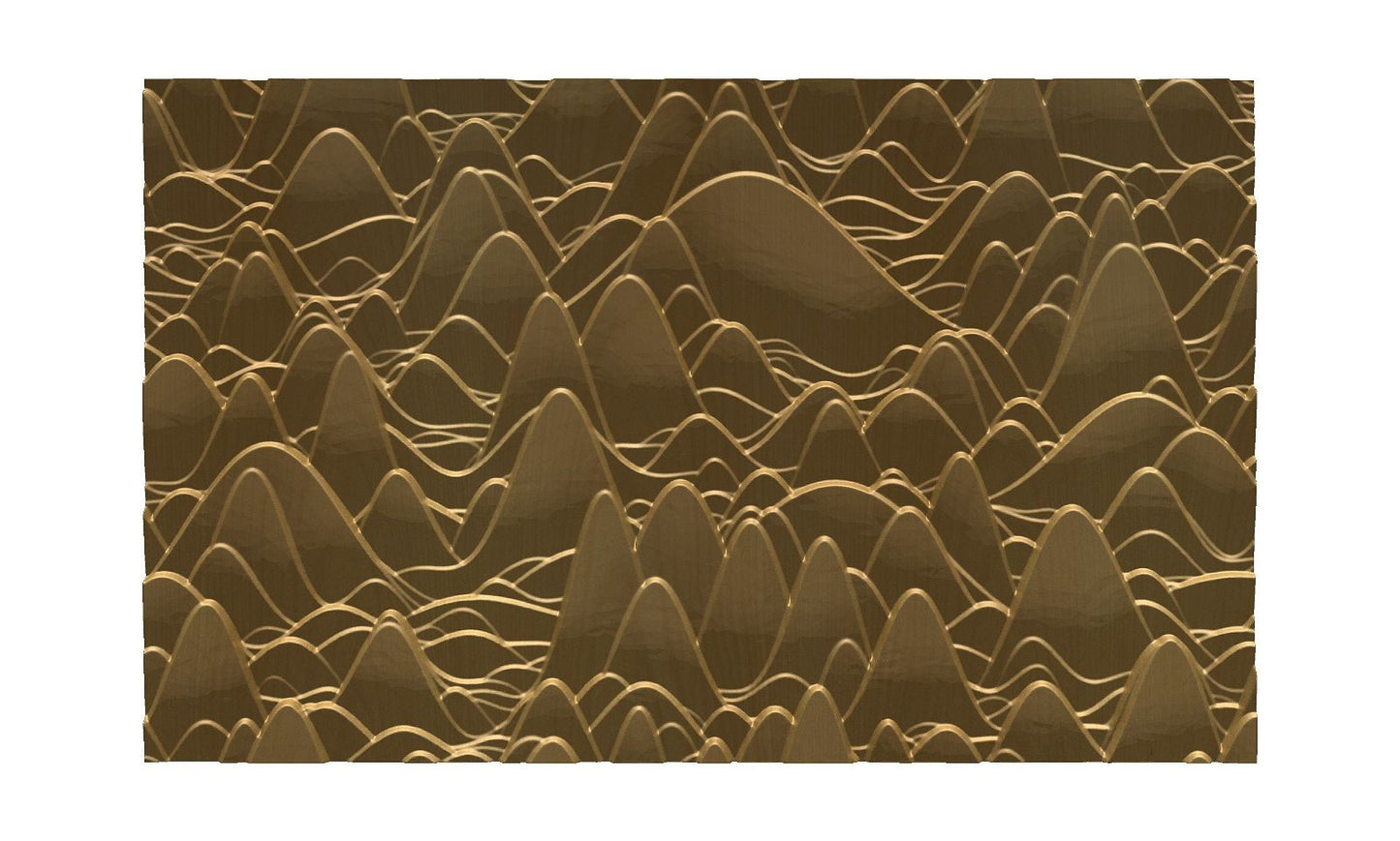 CNC 3D model "Undulating Hilloks 3" - Bonitum CNC Model Studio