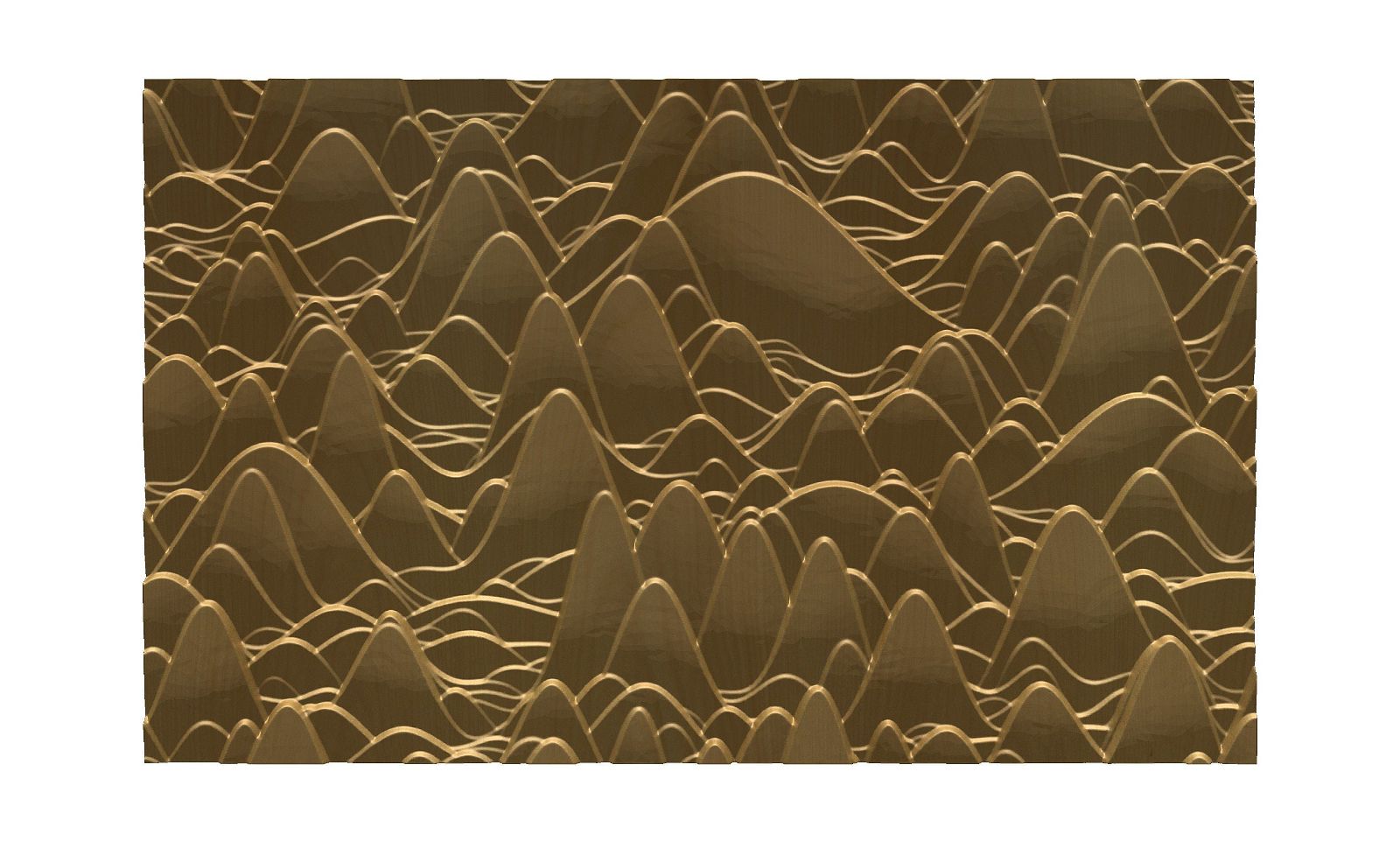 CNC 3D model "Undulating Hilloks 3" - Bonitum CNC Model Studio