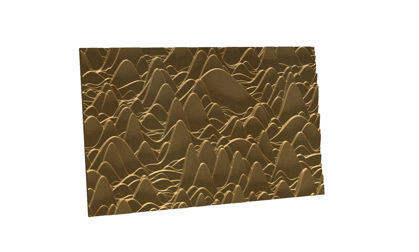 CNC 3D model "Undulating Hilloks 3" - Bonitum CNC Model Studio