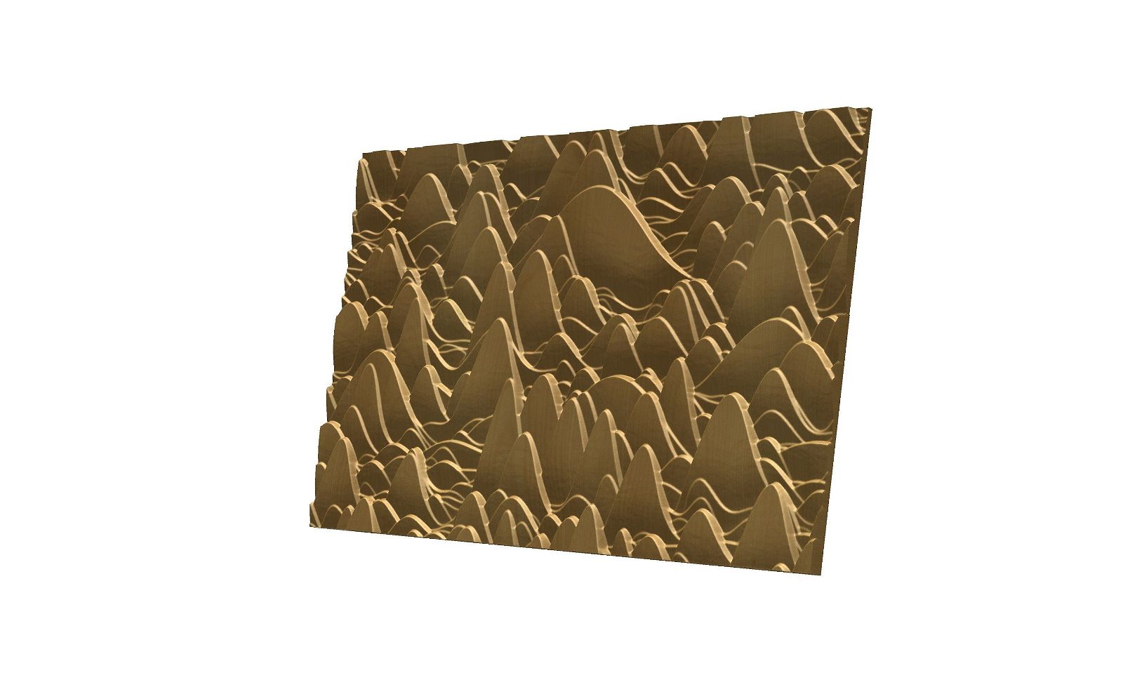 CNC 3D model "Undulating Hilloks 3" - Bonitum CNC Model Studio