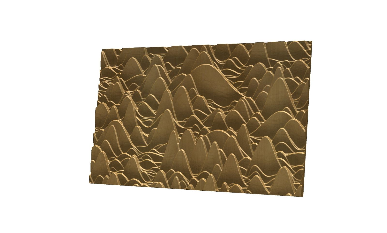 CNC 3D model "Undulating Hilloks 3" - Bonitum CNC Model Studio