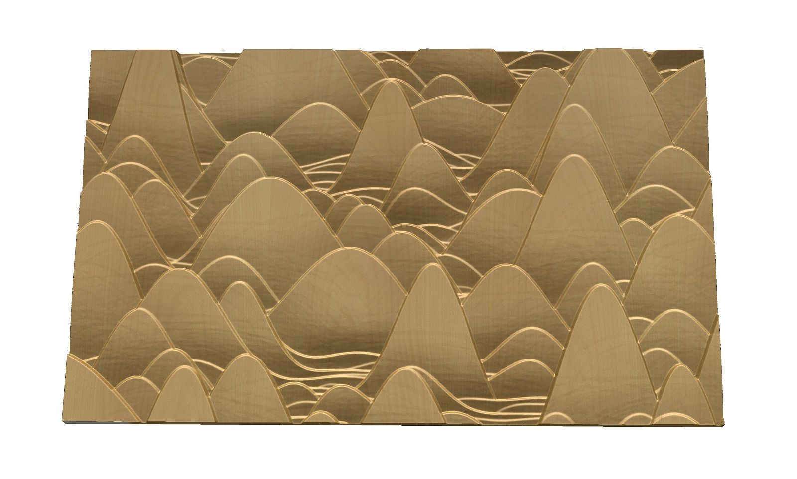 CNC 3D model "Undulating Hilloks 4" - Bonitum CNC Model Studio