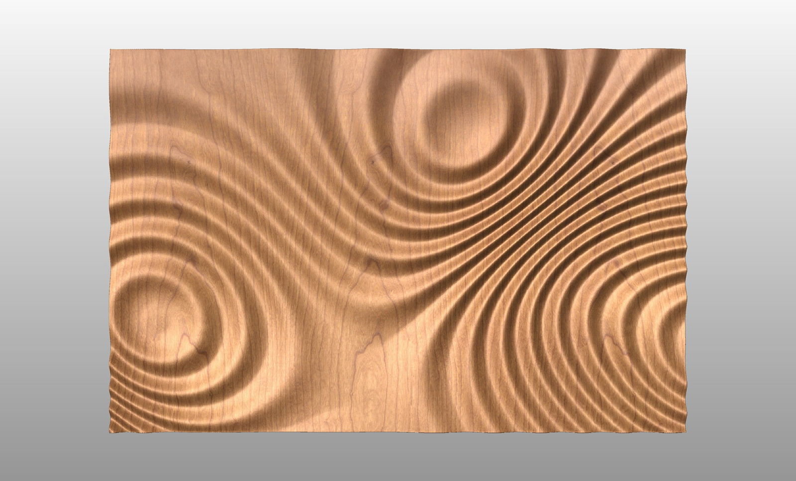 CNC 3D model "Waves 4834" - Bonitum CNC Model Studio