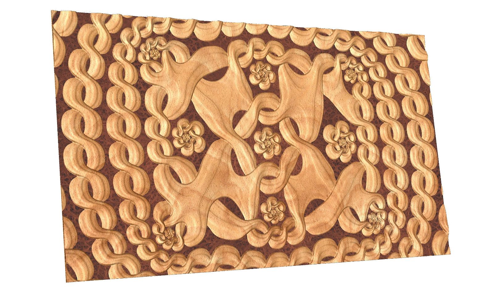 CNC 3d model twisted braid FLD2022.4.28_22.20.9 - Bonitum CNC Model Studio