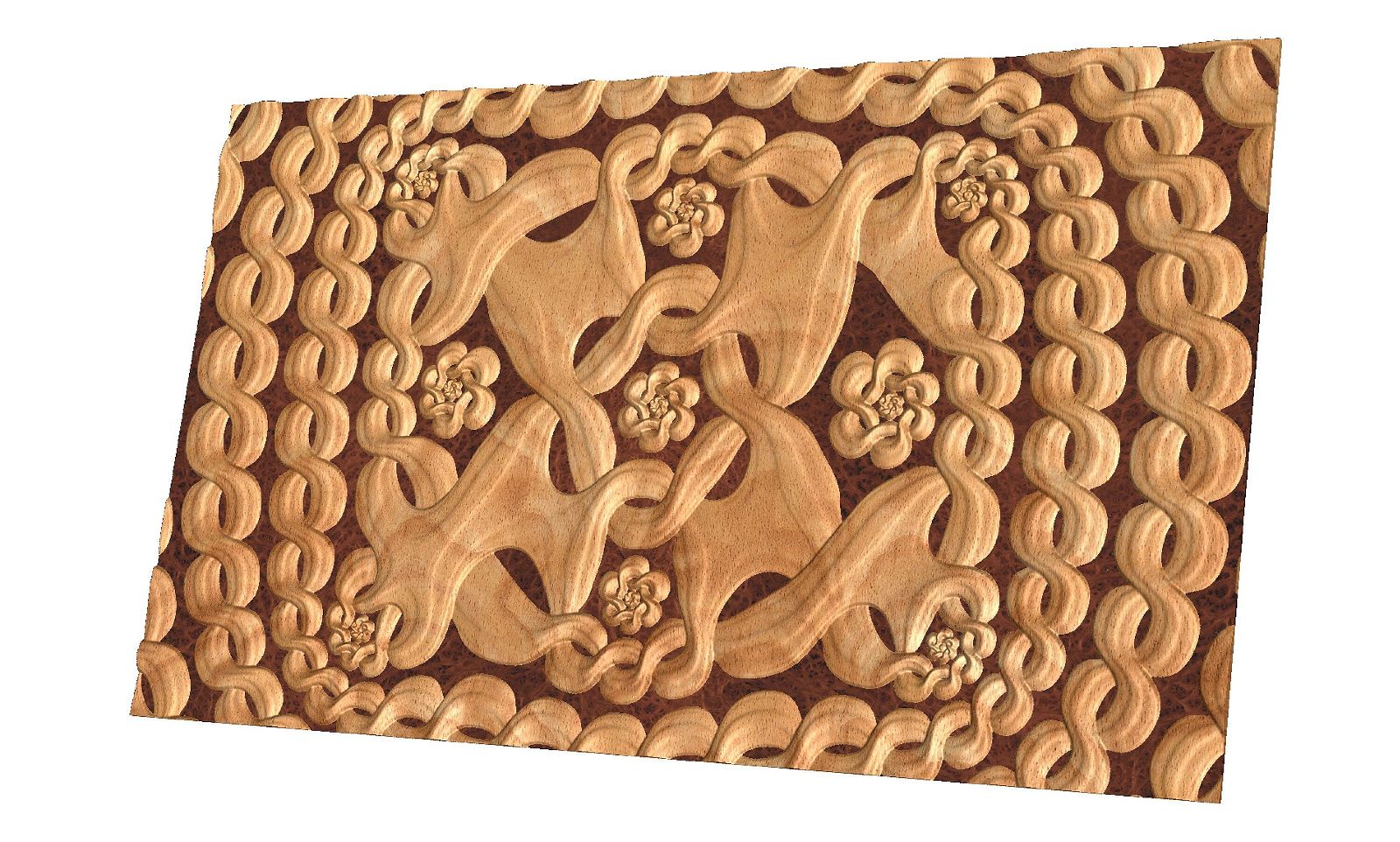 CNC 3d model twisted braid FLD2022.4.28_22.20.9 - Bonitum CNC Model Studio