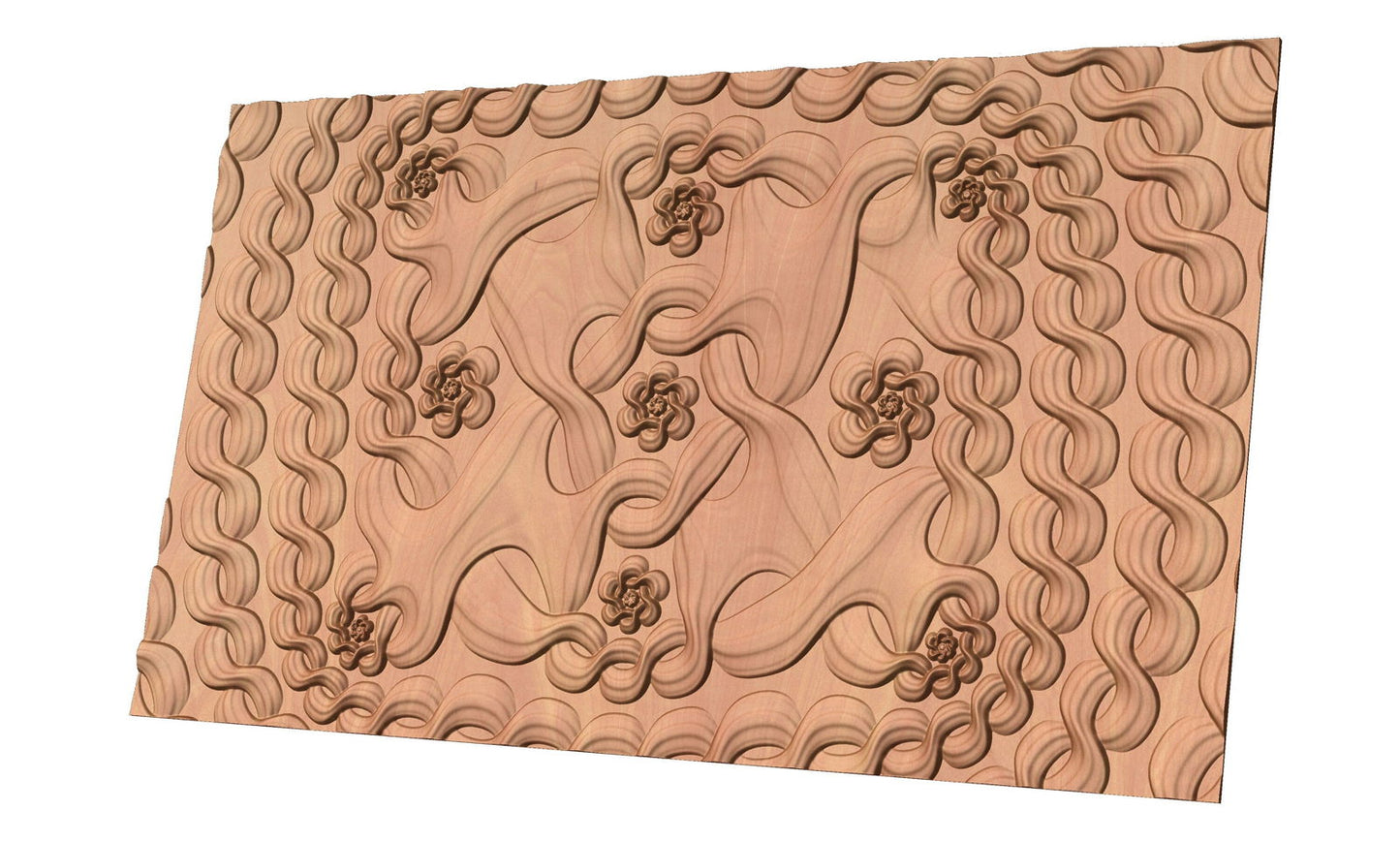 CNC 3d model twisted braid FLD2022.4.28_22.20.9 - Bonitum CNC Model Studio