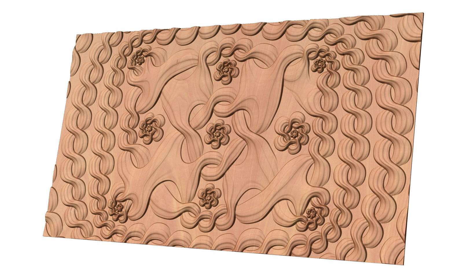 CNC 3d model twisted braid FLD2022.4.28_22.20.9 - Bonitum CNC Model Studio