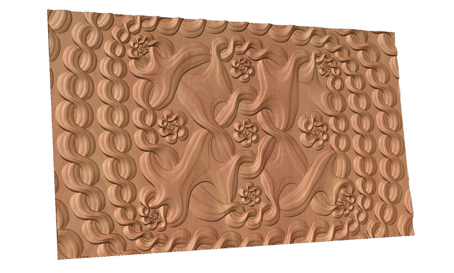 CNC 3d model twisted braid FLD2022.4.28_22.20.9 - Bonitum CNC Model Studio