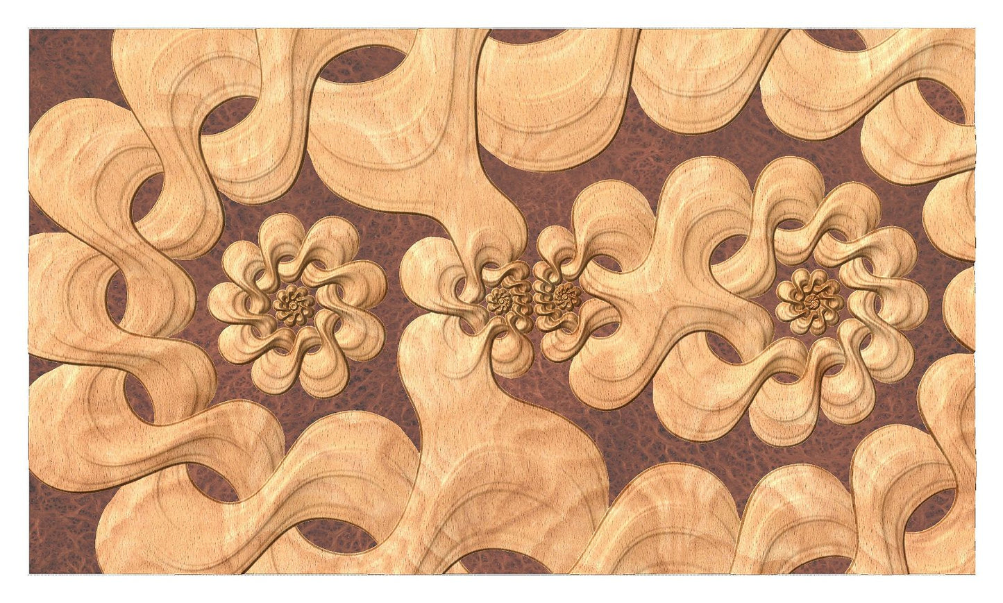 CNC 3d model twisted braid FLD2022.4.28_22.35.8 - Bonitum CNC Model Studio